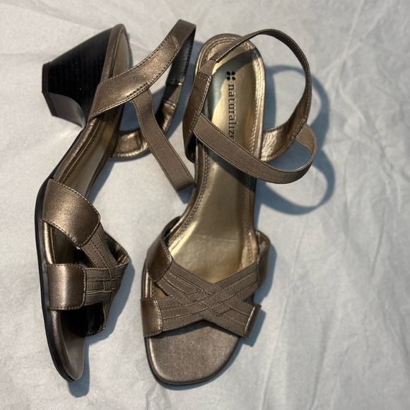 Naturalizer Taupe Strappy Sandals - Picture 11 of 15